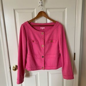 Lilly Pulitzer cropped jacket NWOT